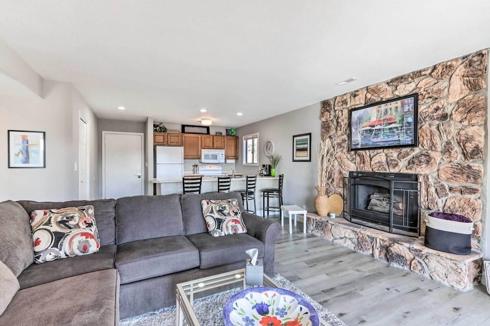 Fireplace & Water Views: Lake Ozark Condo!