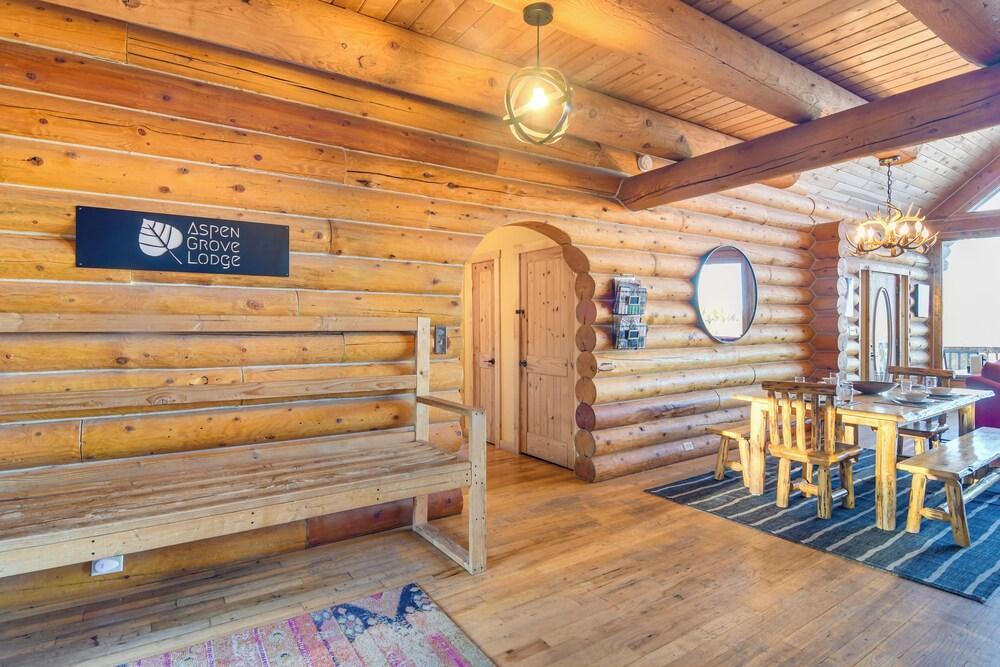 5 Acres of Scenic Beauty! Large Fairplay Log Home
