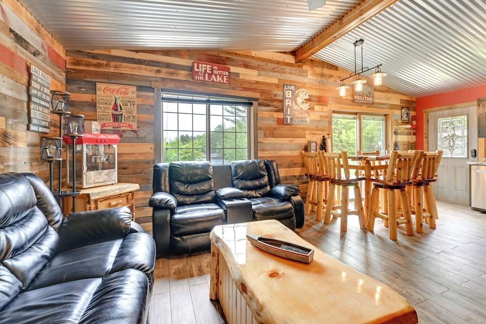 Lakeside Cabin w/ Fire Pit: Near Pine Point Park!