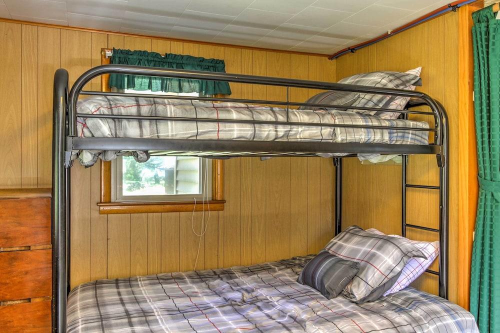 Lakefront Studio Cabin w/ Dock & Fire Pit!