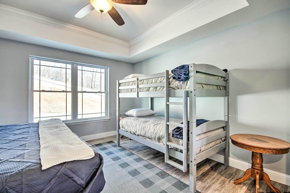 Dock & Fire Pit: Lakefront Rocky Mount Home!