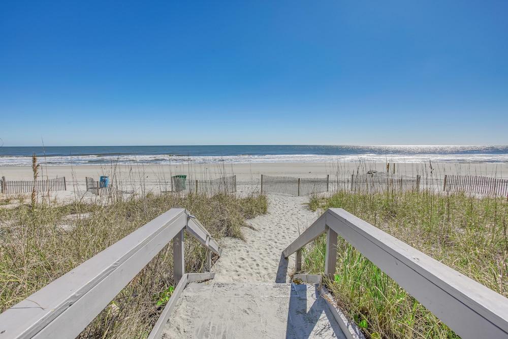 Access to Pool, Beach: Ocean-view Myrtle Beach Apt