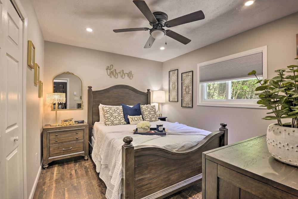 Fire Pit + Furnished Deck: Serene Tobyhanna Escape