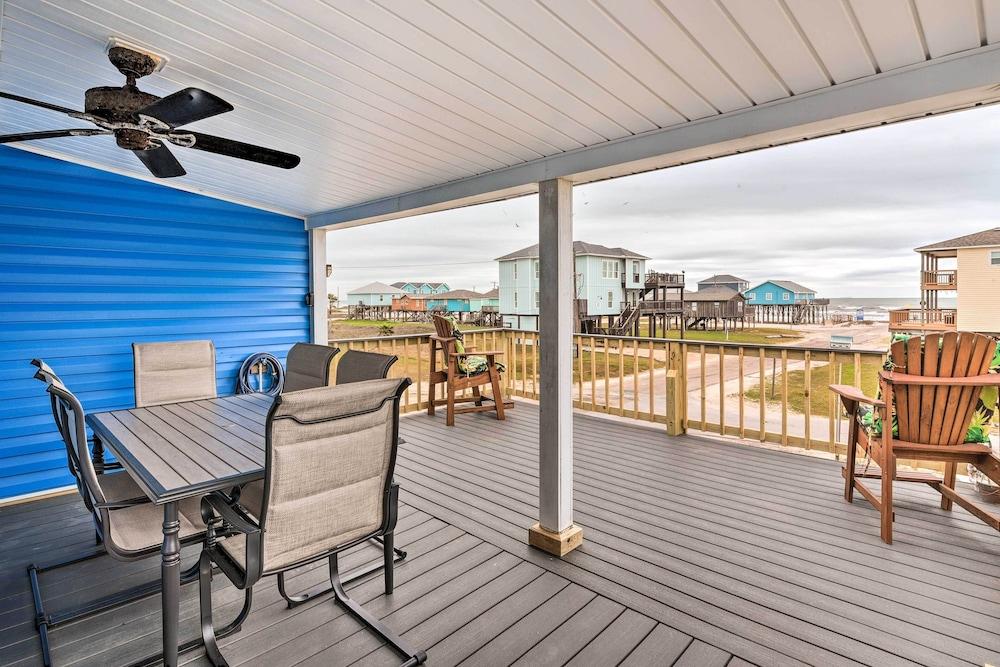 1 Block to Surfside Beach: Home w/ Deck!