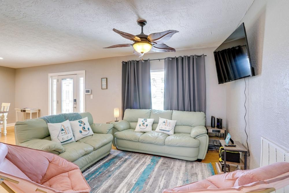 Colorful Coastal Home w/ Pool, 6 Mi to Beach!