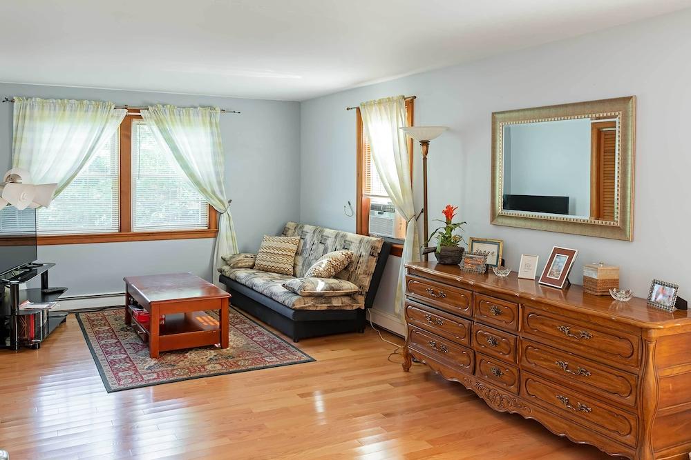 Steps to Beach & Main St: Dog-friendly Retreat!