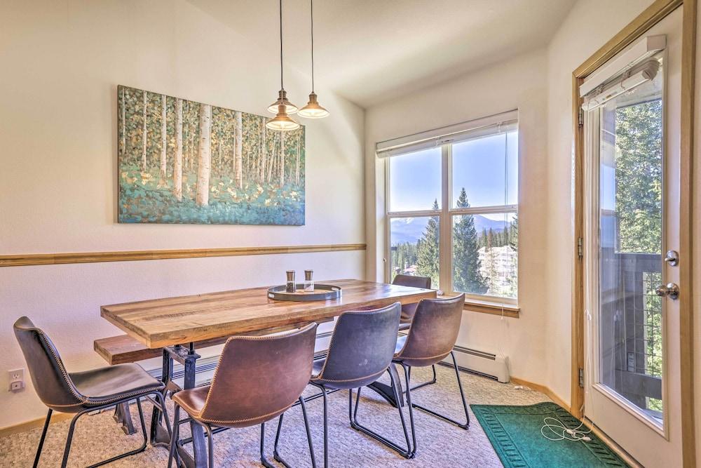 10 Mi to Keystone Slopes: Mtn-view Condo!