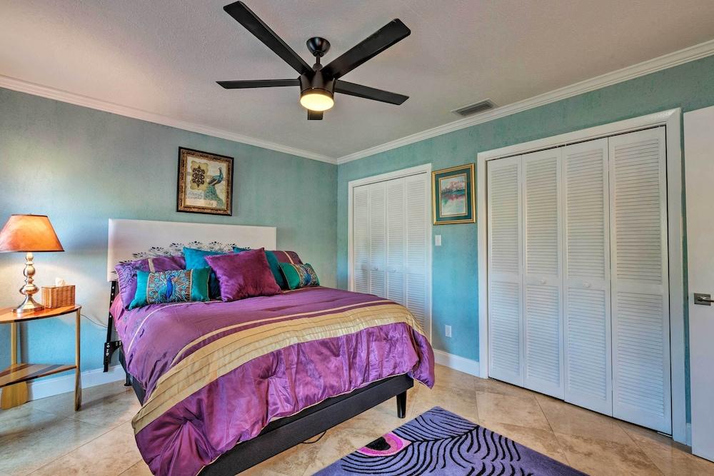 Bayfront Florida Retreat w/ Boat Lift & Fire Pit!