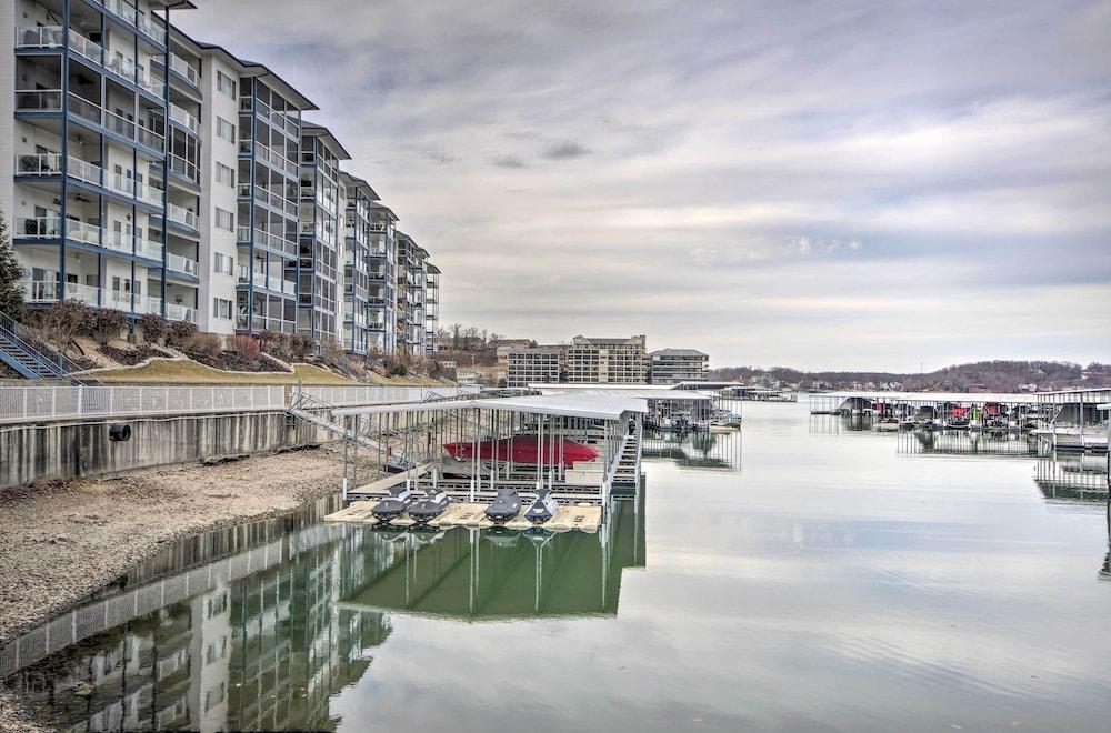 Dock, Slip & Pool: Breezy Lake Ozark Escape