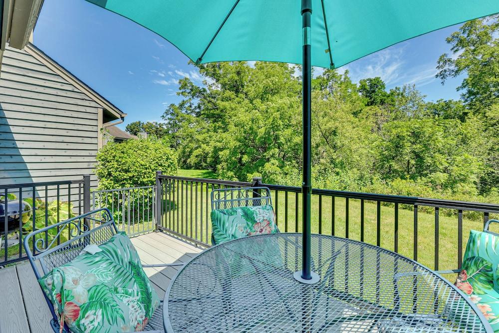 Indoor Pool Access & Deck: Galena Family Getaway!
