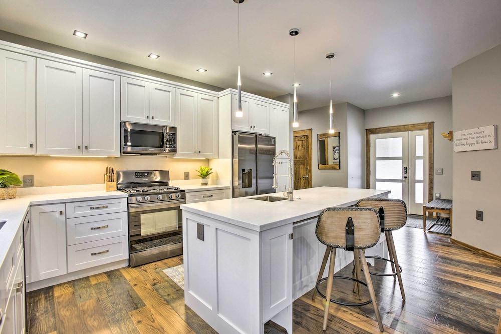 Modern-chic Interlochen Home w/ Deck & Game Room!