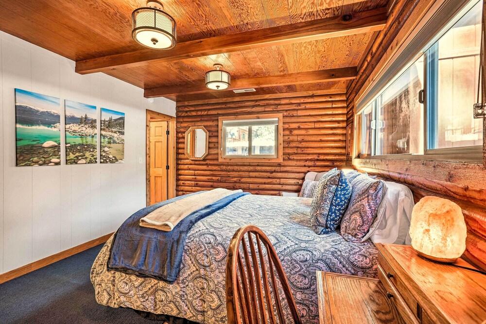 Dog-friendly Kings Beach Log Cabin w/ Hot Tub!