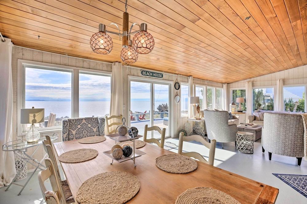 Waterfront Ferndale Home: Deck + Beach Access