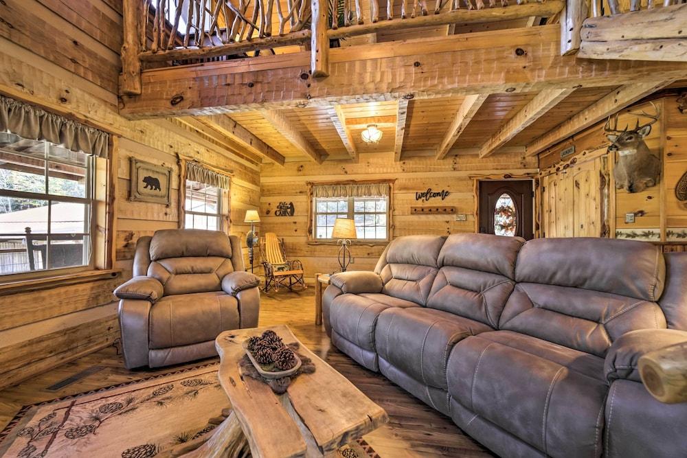 Stunning Creekside Cosby Cabin w/ Deck + Fire Pit!