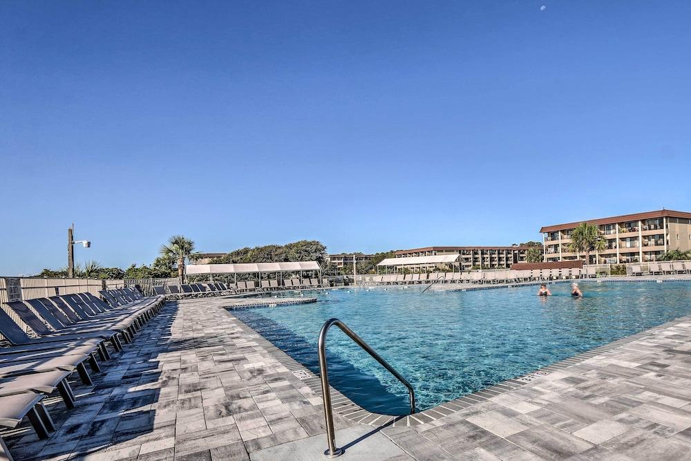 Relax by Pool & Walk to Beach: Hilton Head Condo!