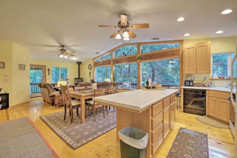 Walk to Big Trees State Park: Cabin w/ Deck!