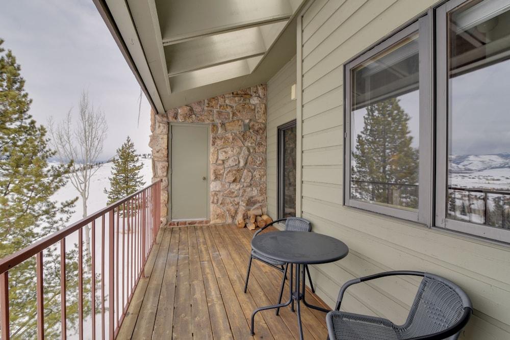 Balcony & Ski Slope Views: Idyllic Granby Condo!