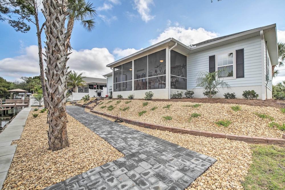 Canal-front Home w/ Boat Dock in Crystal River