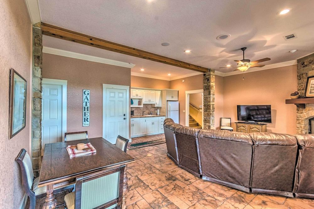 Private Dock + Water Views: Hot Springs Abode!