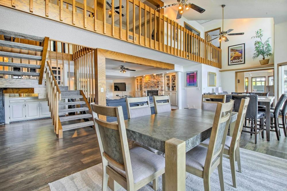 Private Fire Pit & Dock: Lakefront Missouri Home