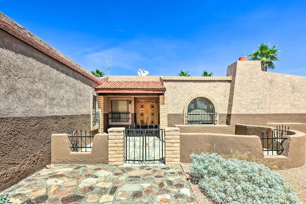 Patio & Panoramic Views: Hillside Lake Havasu Home