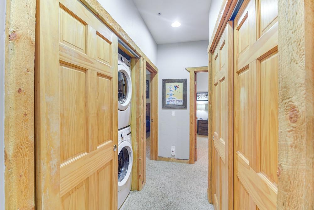 Patio & Mountain Views: Central Grand Lake Condo!