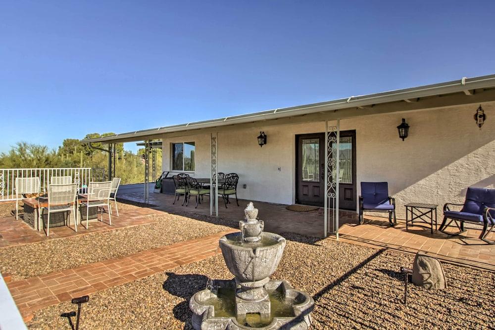 Classy Tucson Escape w/ Fire Pit on 5 Acres!