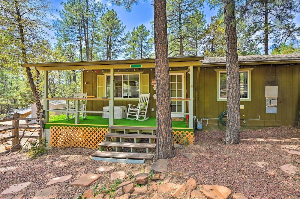Near Hiking Trails: Woodsy Pine Cabin w/ Fire Pit