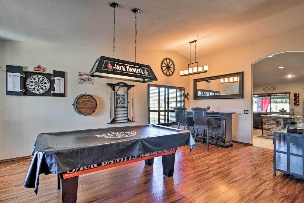 Pool, Bar & Game Room: Red Mountain Mesa Oasis