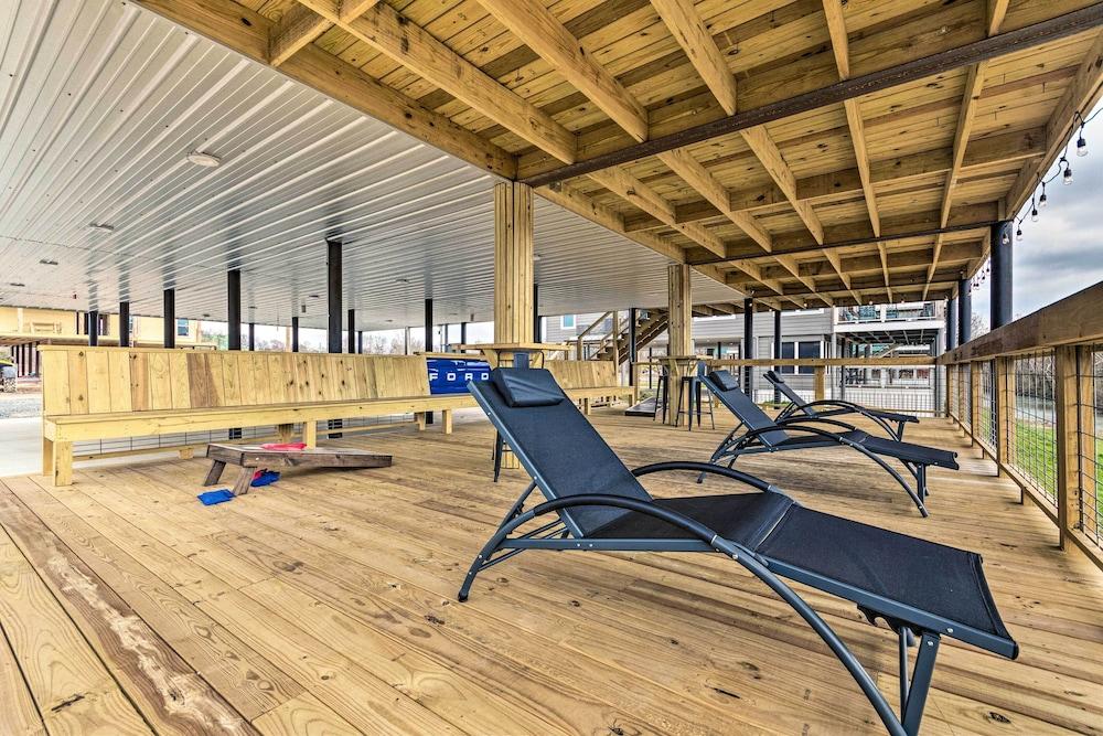 Upscale Riverfront Home w/ Beach & Fire Pit!