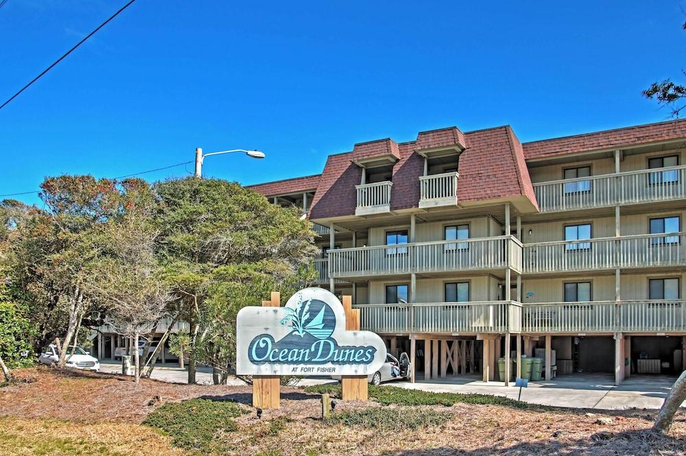 Ocean Dunes Kure Beach Condo w/ Balcony & Pool