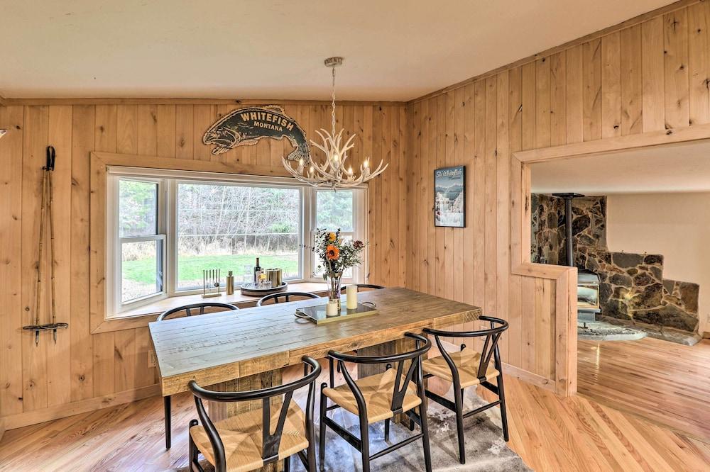 Spacious Whitefish Getaway: Hike, Ski, Bike & More