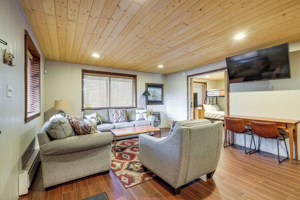 Deluxe A-frame Home w/ Game Room & Deck!