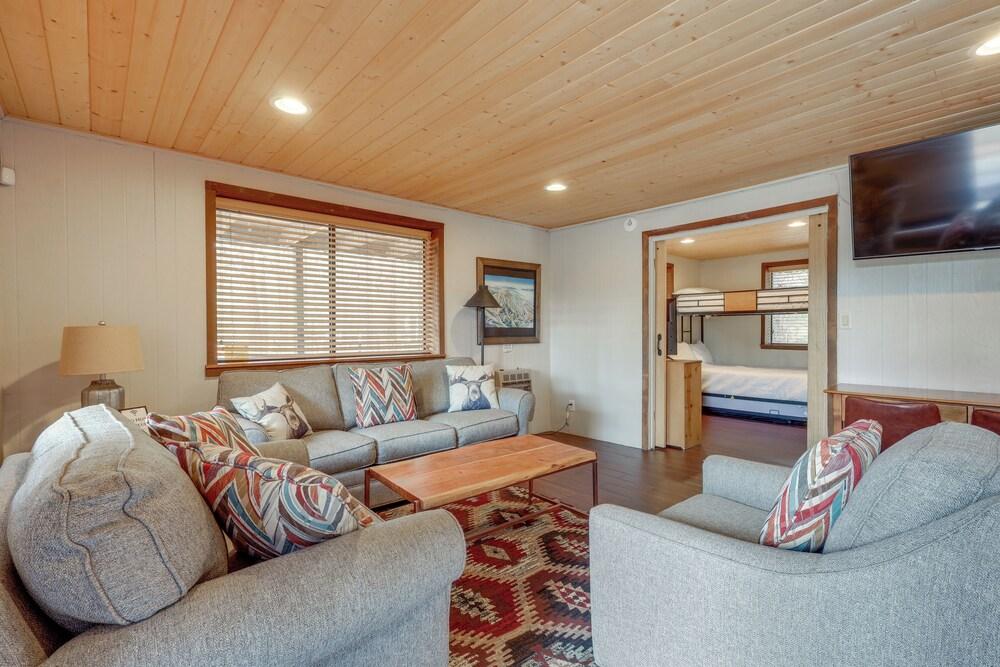 Deluxe A-frame Home w/ Game Room & Deck!