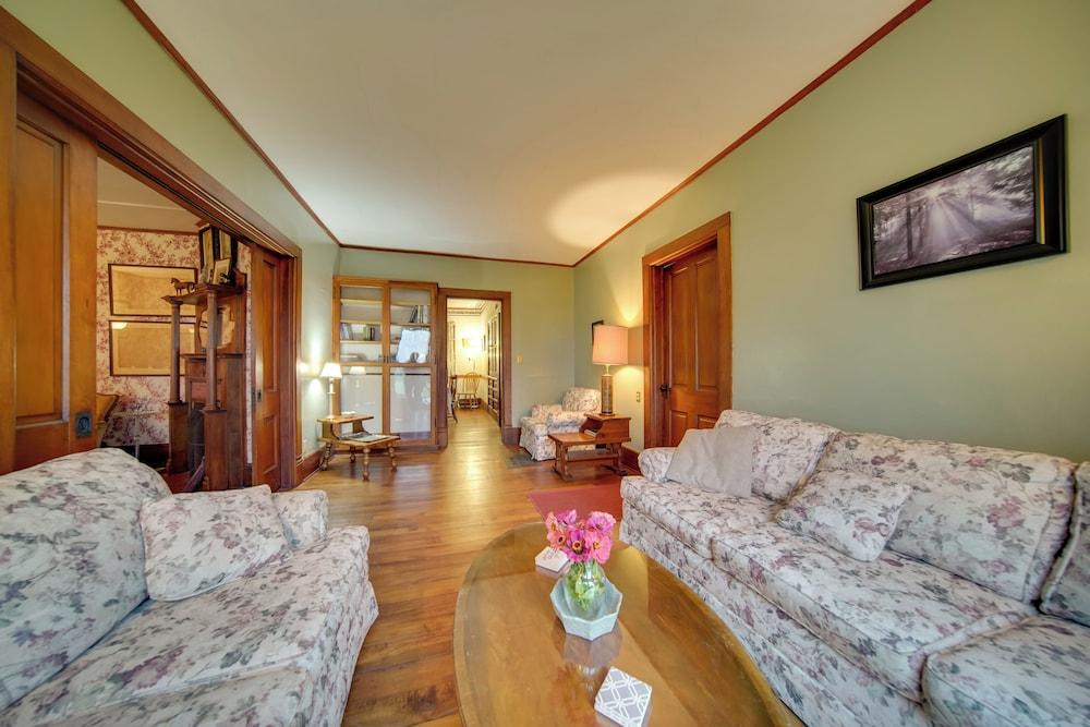 Historic Victorian Farmhouse w/ Porch & Views!