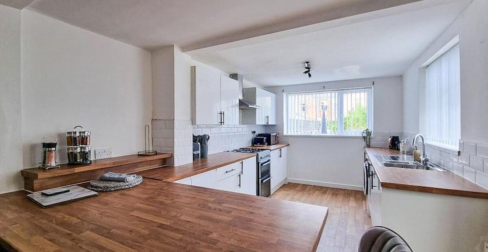 White Cozy House With Pool Table Game Room