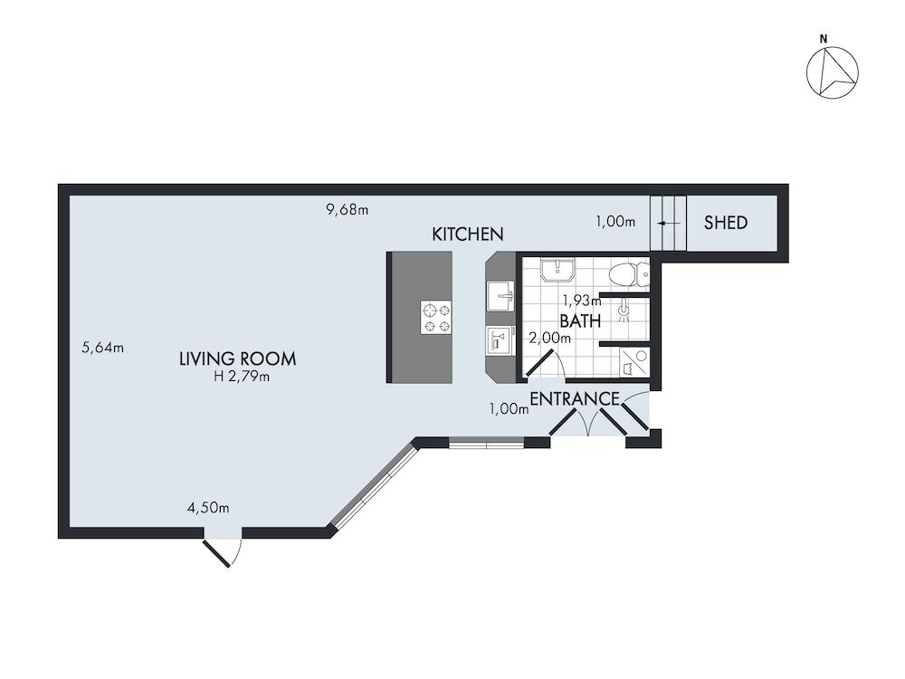 Sanders City - Spacious Studio Apartment