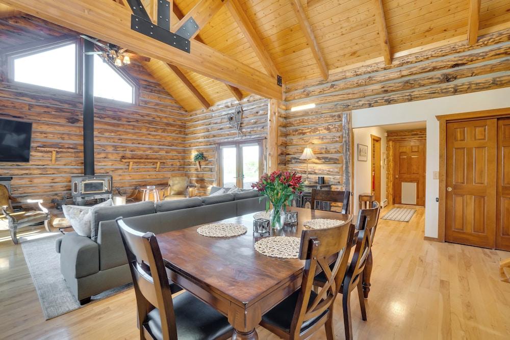 Heated Pool + Mtn Views: Log Cabin in Parker!