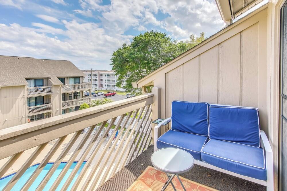 Private Pool-view Balcony: Myrtle Beach Condo!
