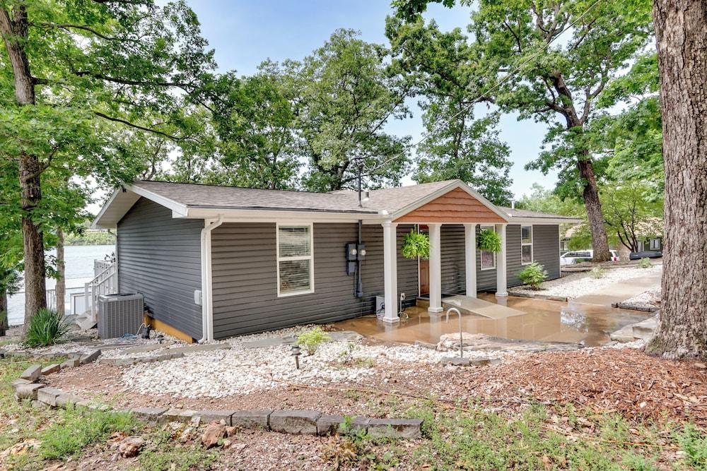 Dock & Sunset Views: Lakeside Ozark Retreat!