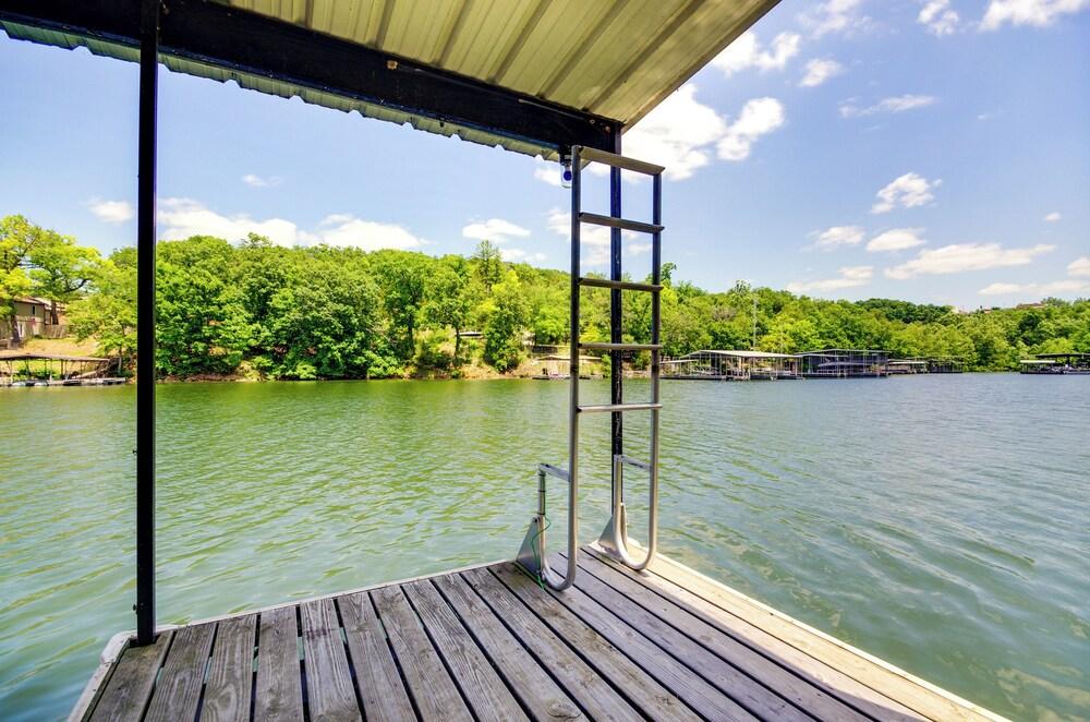 Dock & Boat Slip: Lakefront Osage Beach Home!