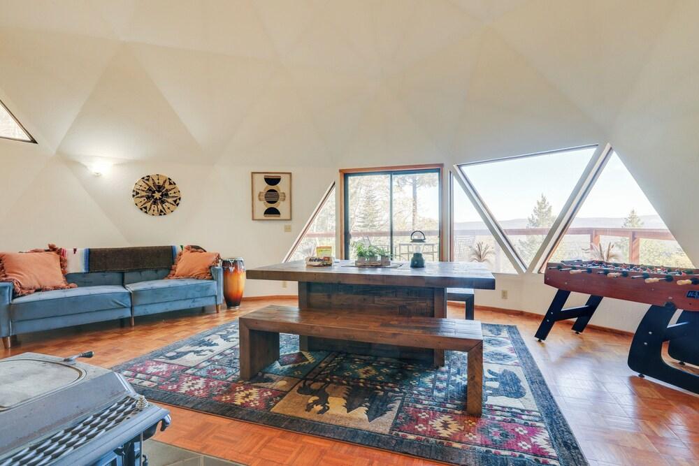 Off-grid Geodesic Dome: Nevada City House w/ Views