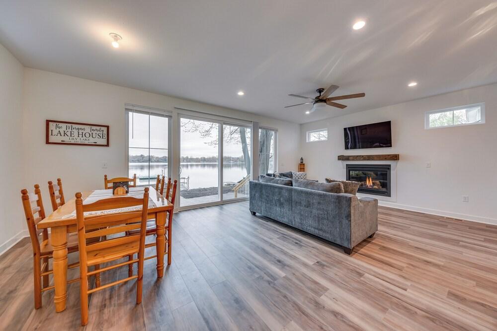 Lakefront Burlington Vacation Rental: Dock + Beach