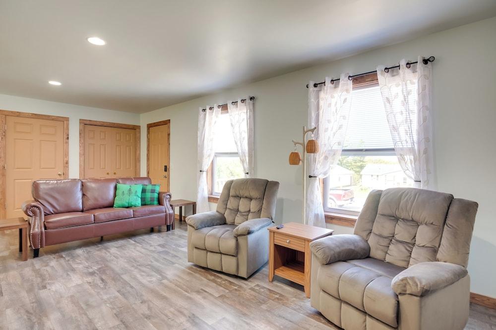 Wooded Hancock Home Near Ski & Snowmobile Trails!